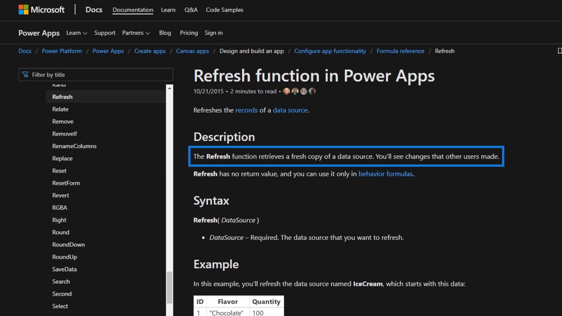 Powerapps Functions And Formulas An Introduction Master Data Skills