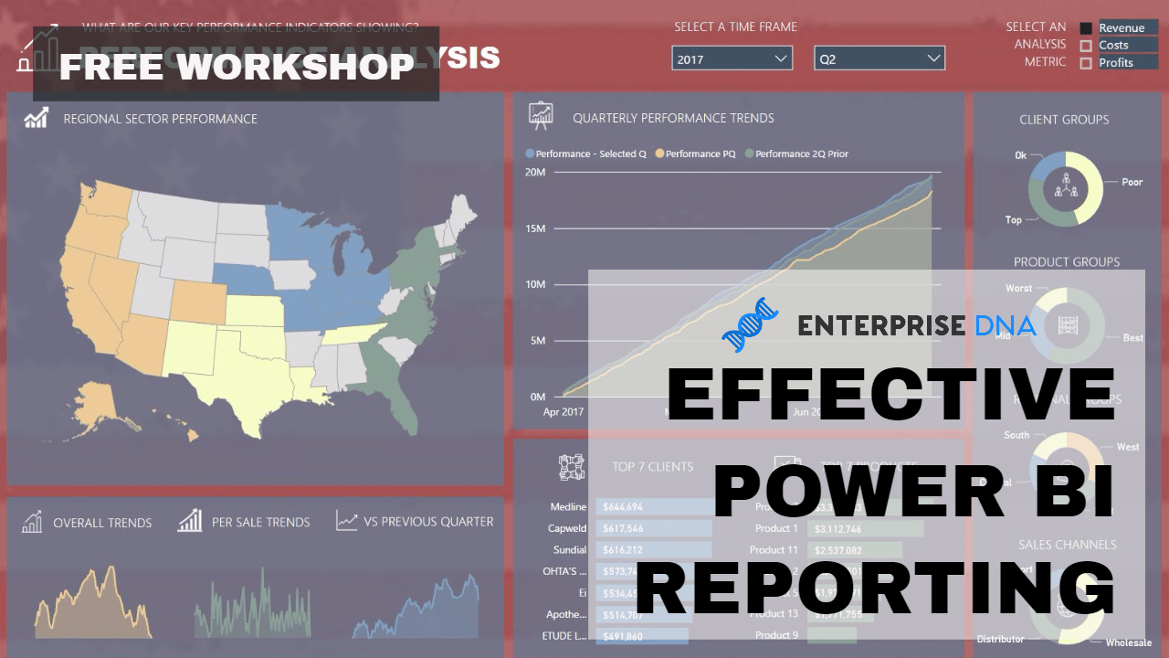 Latest FREE Workshop Announcement – Effective Power BI Reporting