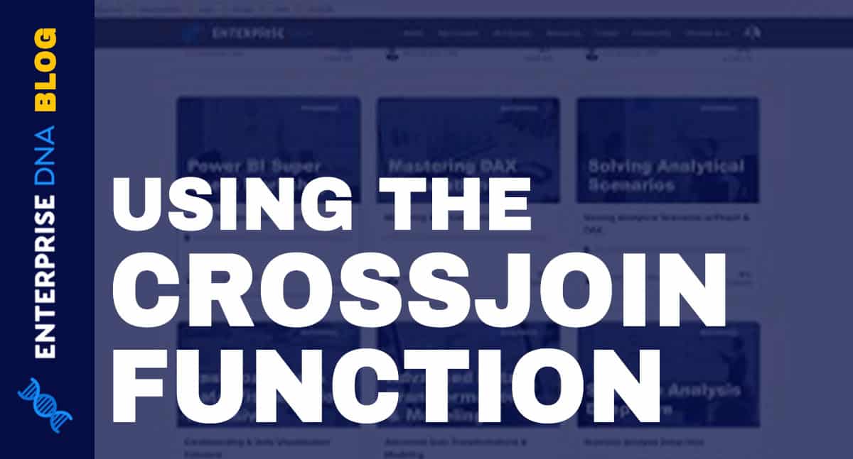CROSSJOIN function, how to use the crossjoin function post image