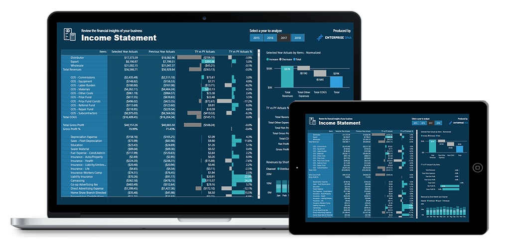 Income Statement Laptop Image