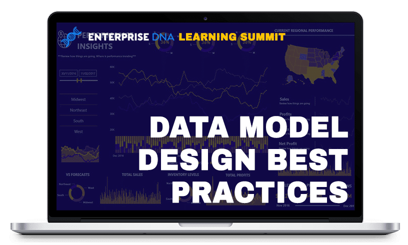 Enterprise DNA Learning Summit Data Model Design Best Practices Dashboard