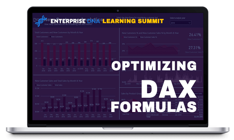 Enterprise DNA Learning Summit Optimizing DAX Formulas Dashboard