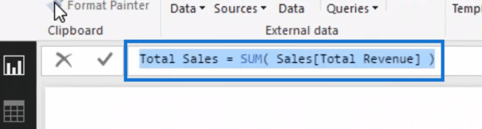 total sales measure