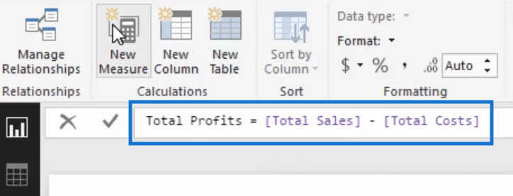 total profits measure