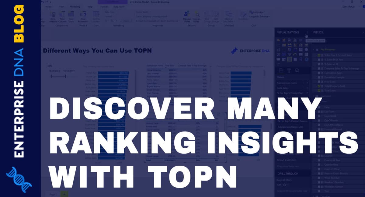 Ranking Insights Using TOPN In Power BI