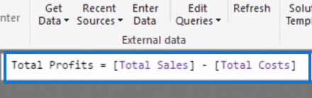 total profits measure