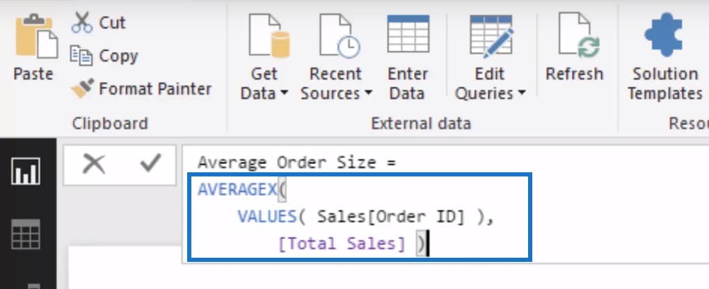 all function in power bi