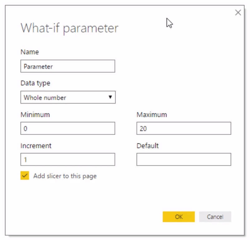 power bi what if