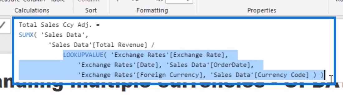 power bi exchange rates