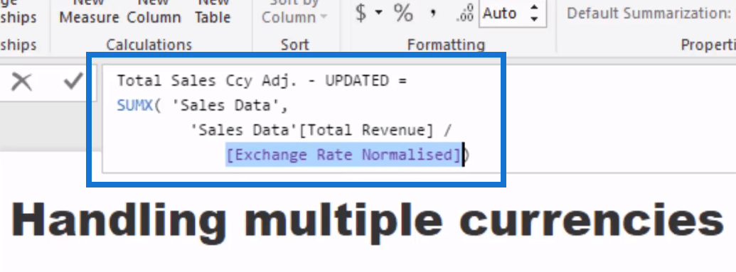 power bi exchange rates