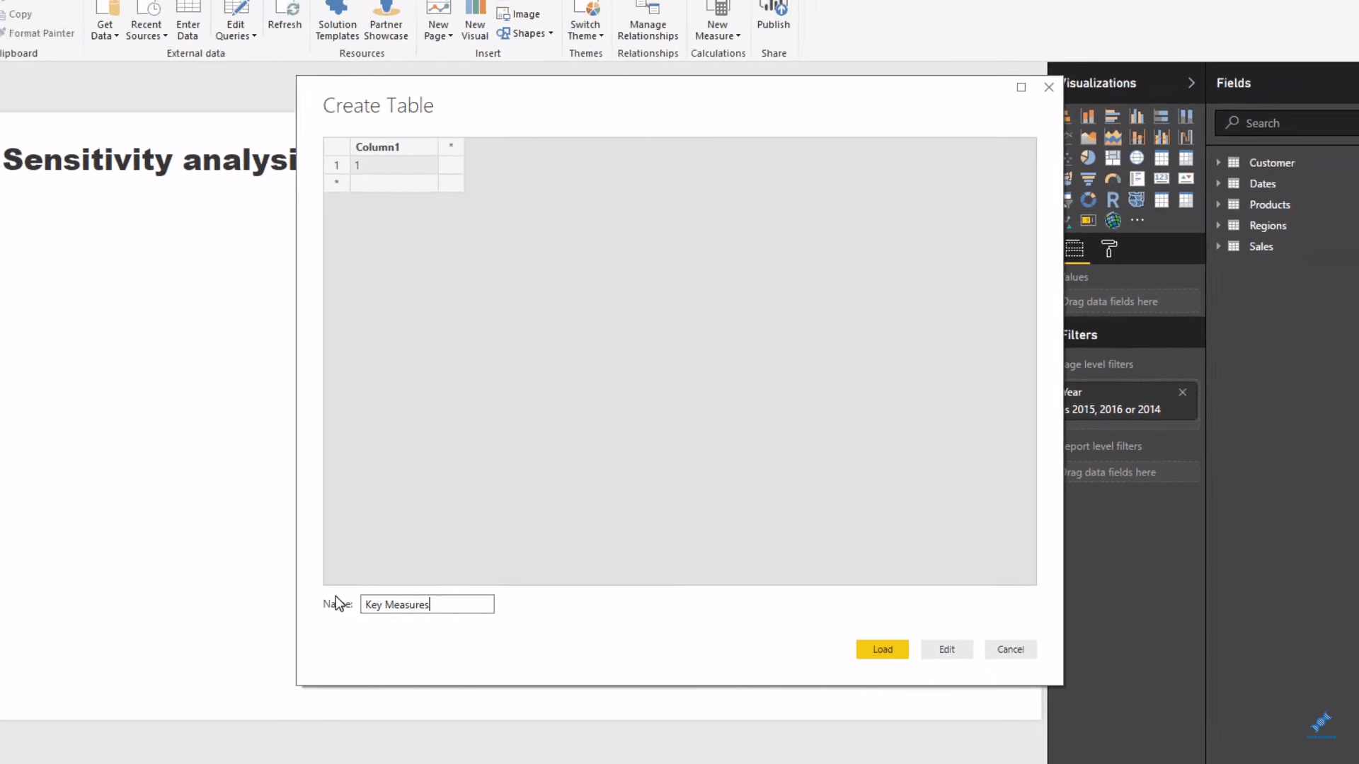 Sensitivity Analysis Logic Using DAX in Power BI 2