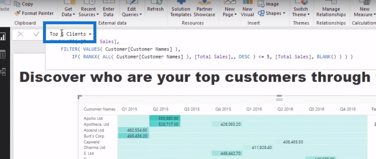 RANKX in Power BI