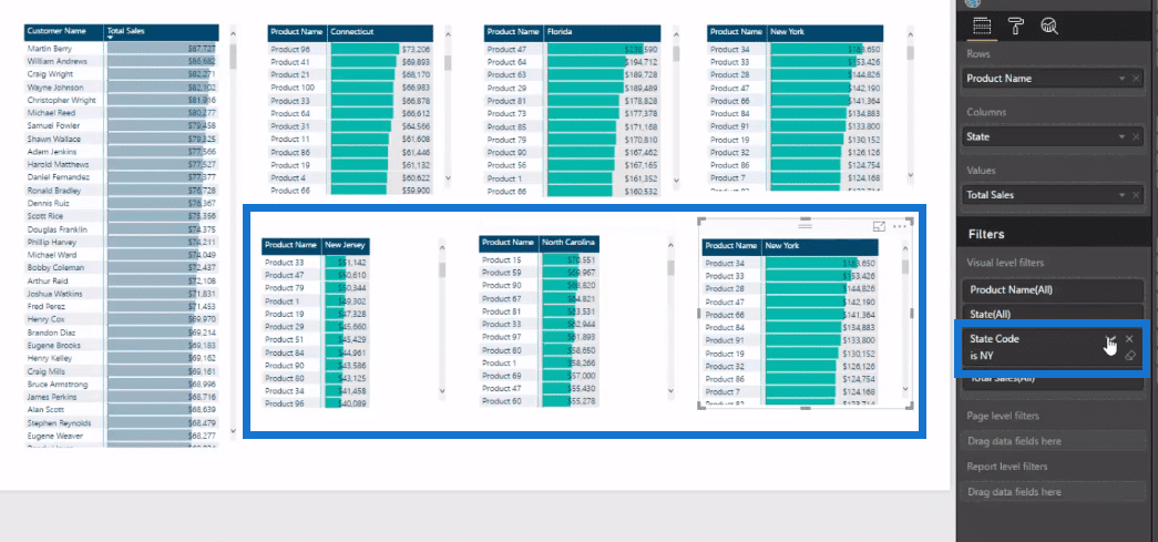 power bi data bars