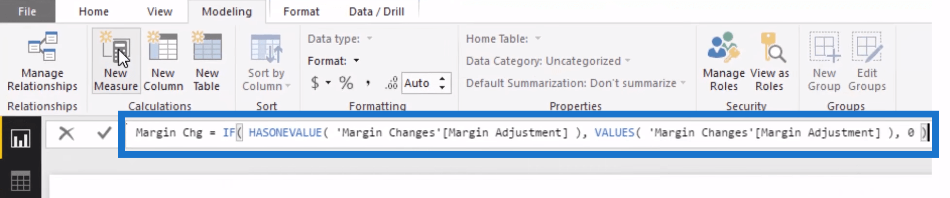 5.05 Sensitivity Analysis Logic Using DAX in Power BI 10