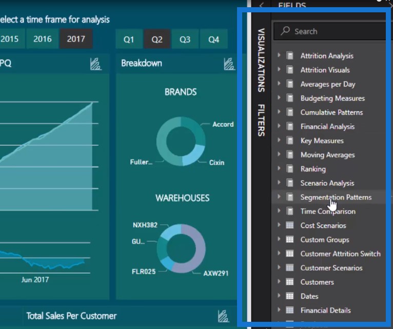 Power BI data modelling