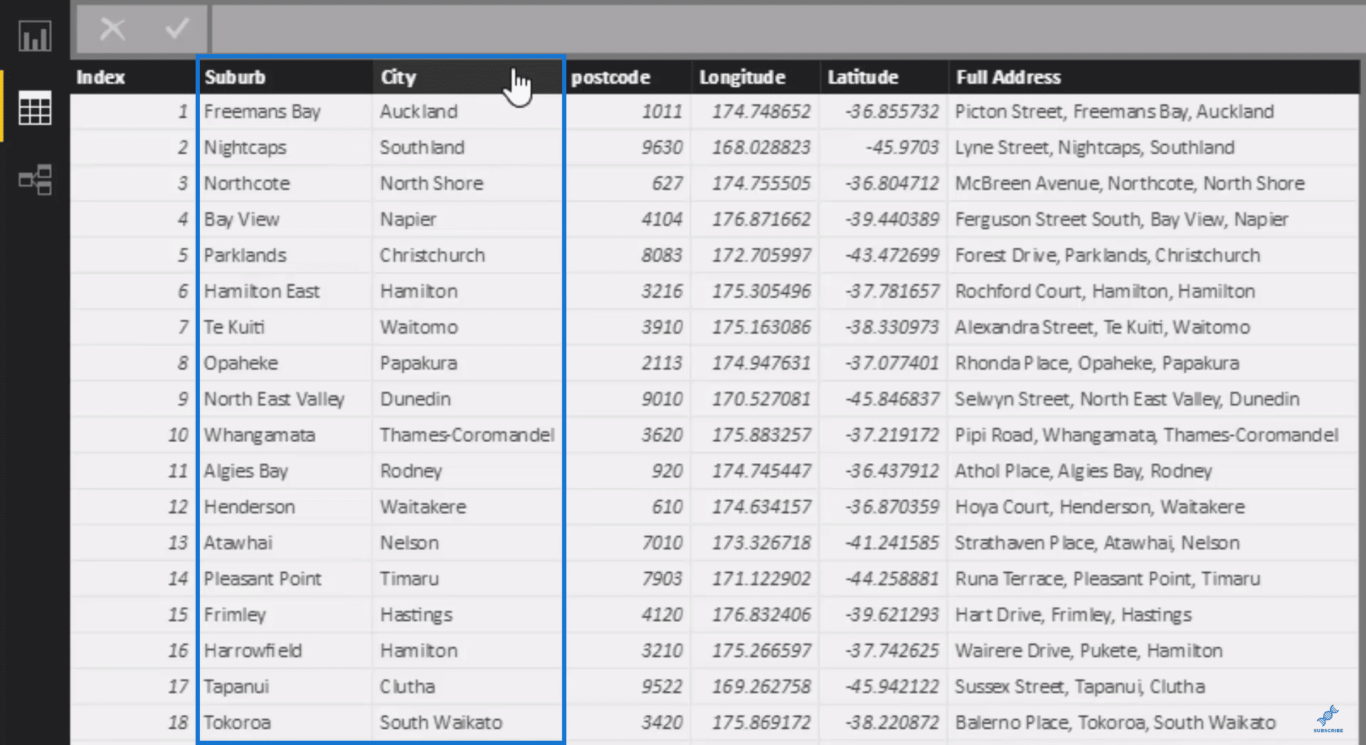 Creating-The-Cities-Table-in-Power-BI