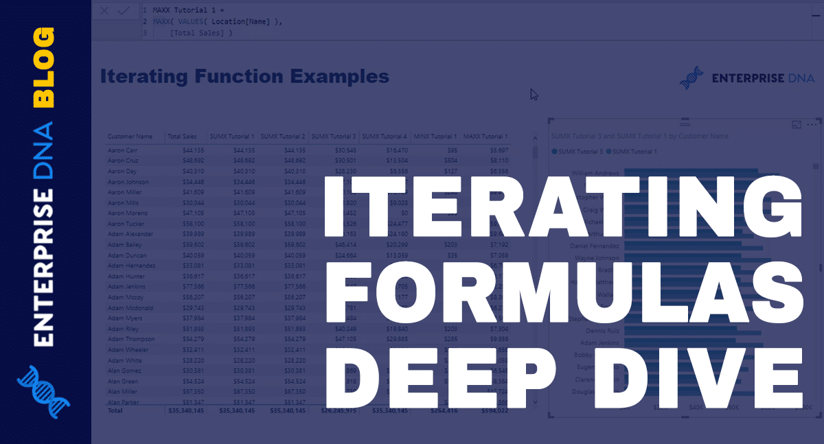 Iterating Formulas Deep Dive Power BI