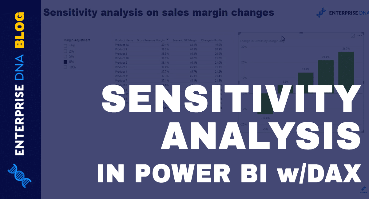 Sensitivity Analysis Logic Using DAX in Power BI