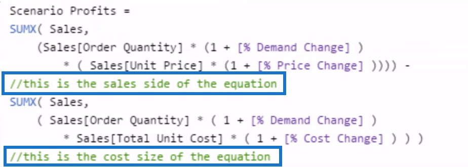 power bi what if analysis