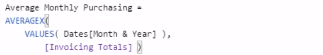 power bi average