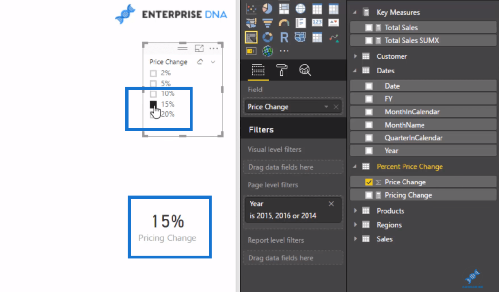 power bi data model