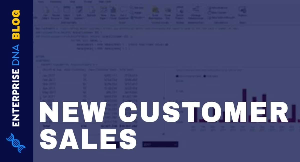 Break Out New Customer Sales – Advanced Power BI Insights