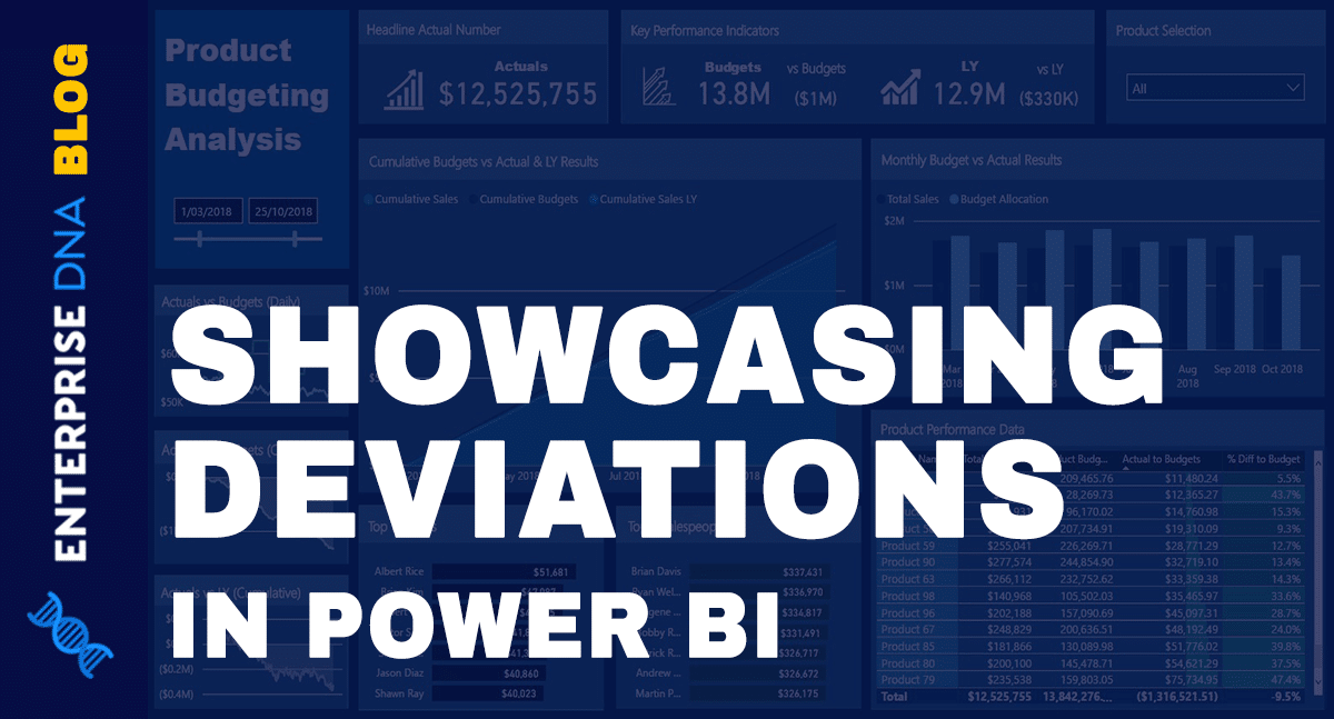 Create Reports In Power BI To Show Deviations And Insights