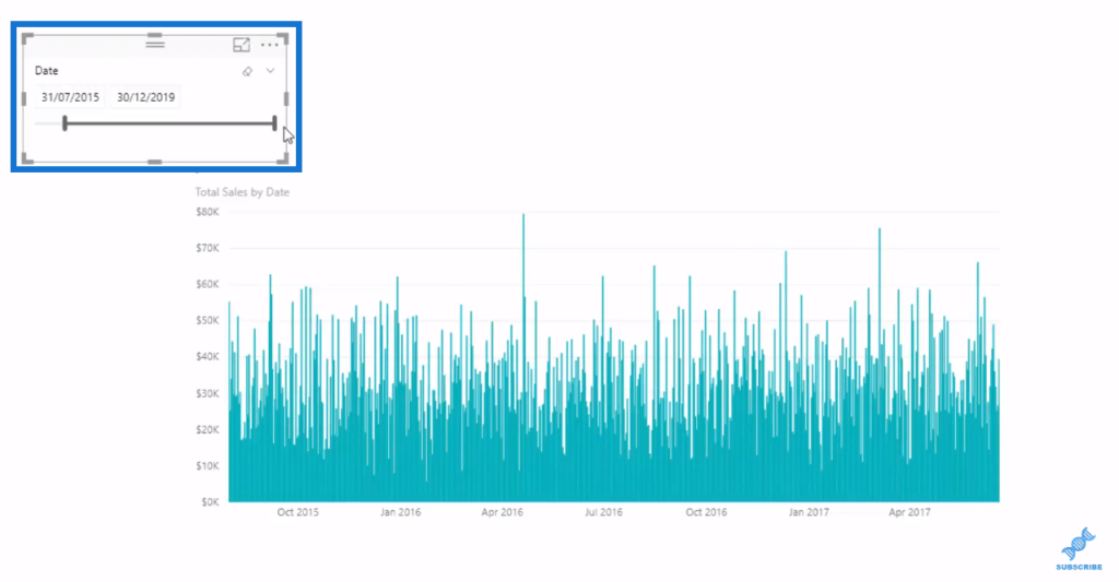 current date i date filter power bi screenshot 1n power bi