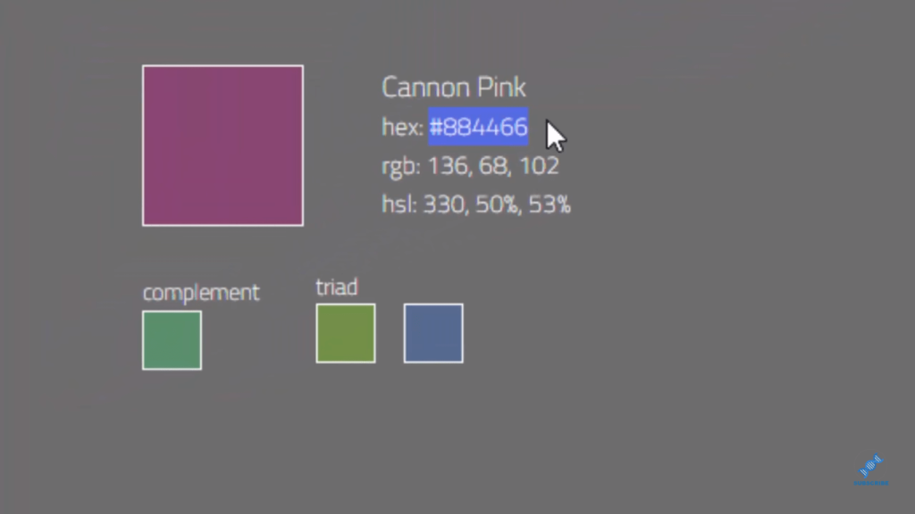 power bi color palette