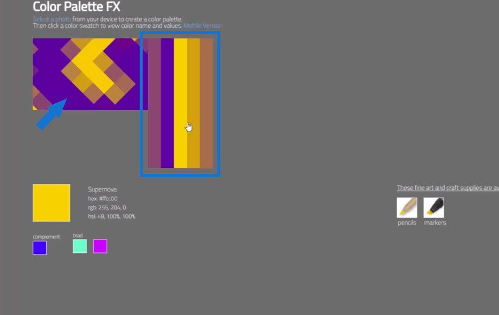 power bi color palette