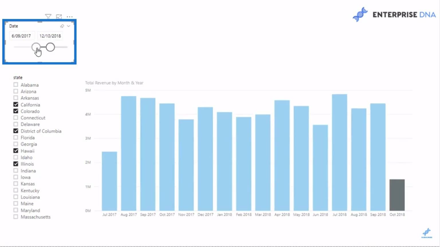 Power BI Data Visualization Technique: Creating A Dynamic Heading Or ...