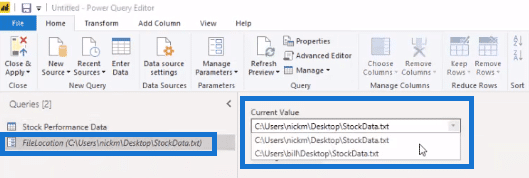 parameter in Power BI