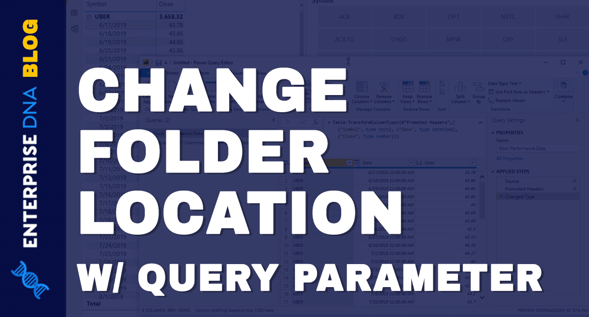 Changing File Location Using A Query Parameter In Power BI