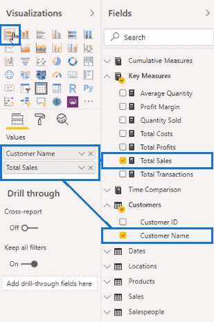 Visualization Options in Power BI