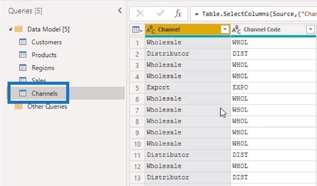 query dependencies power bi