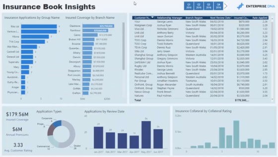 Insurance Application Reports In Power BI – Master Data Skills + AI