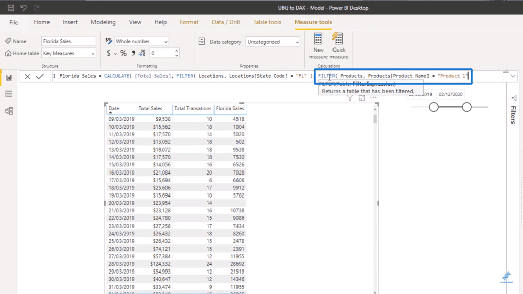 Filtering Products via Product Name