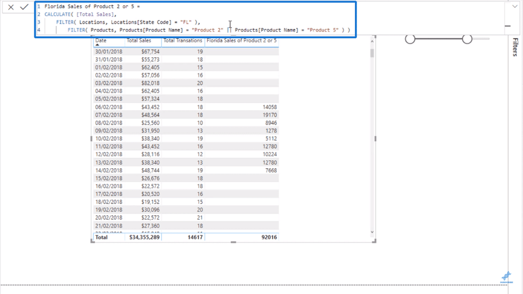 Formula with proper spacing