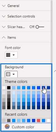 color themes in power bi