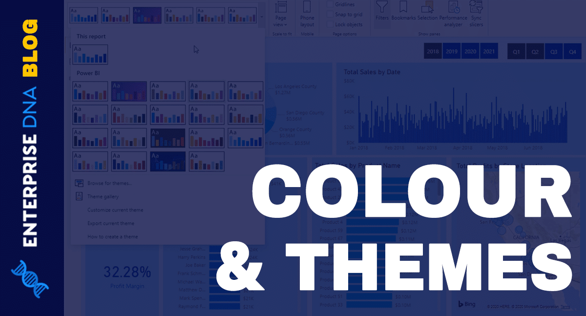 Power BI Color Themes For Uniform Visualizations