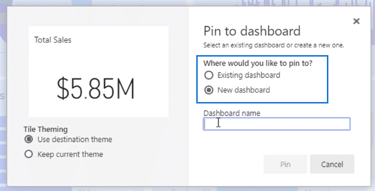 dashboards in power bi