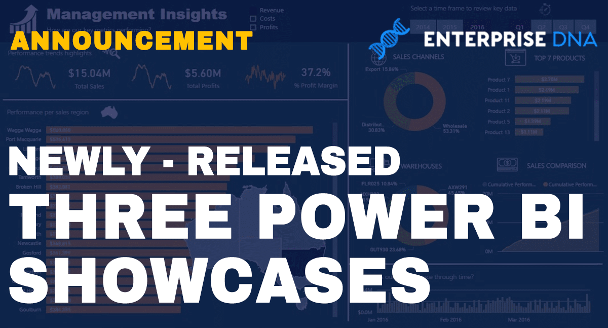 Three New Releases On Power BI Showcases To Empower Your Business Data