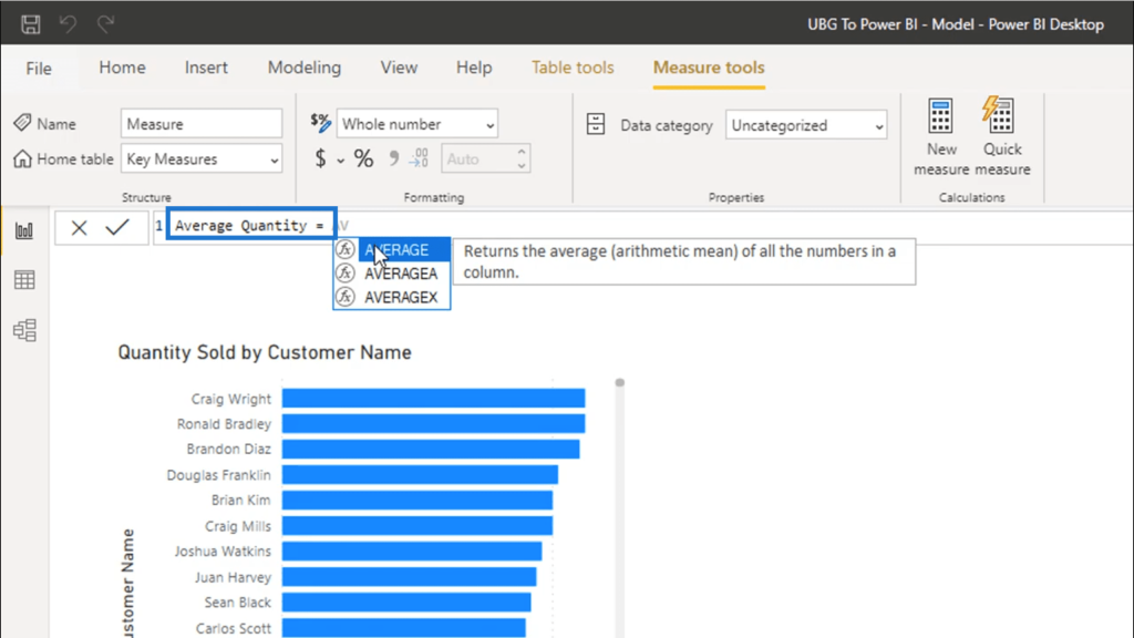 power bi measures