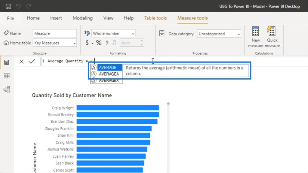 power bi measures