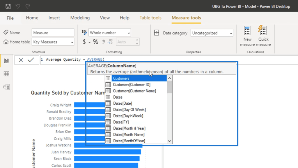 power bi measures