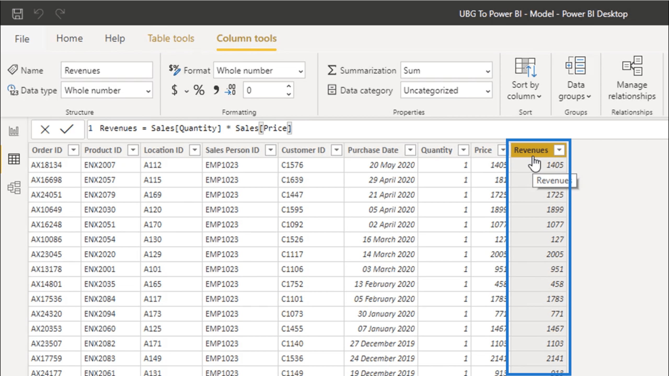 How To Subtract Two Columns In Power Bi