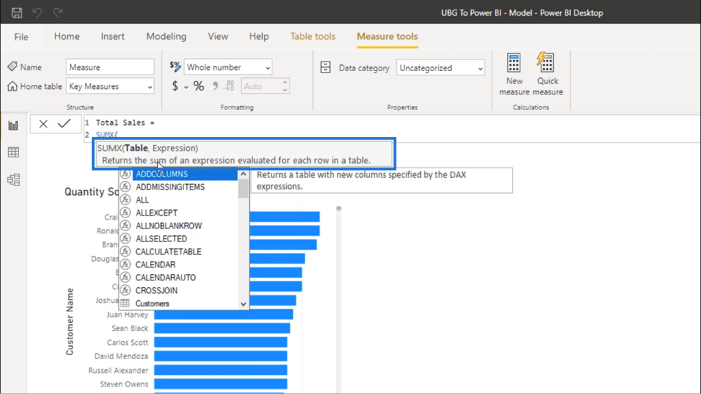 power bi measures