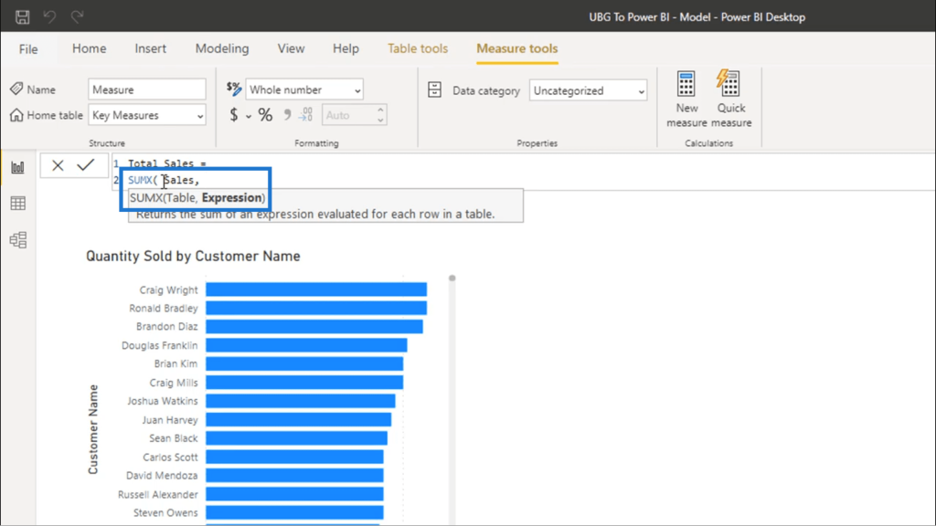 power bi measures