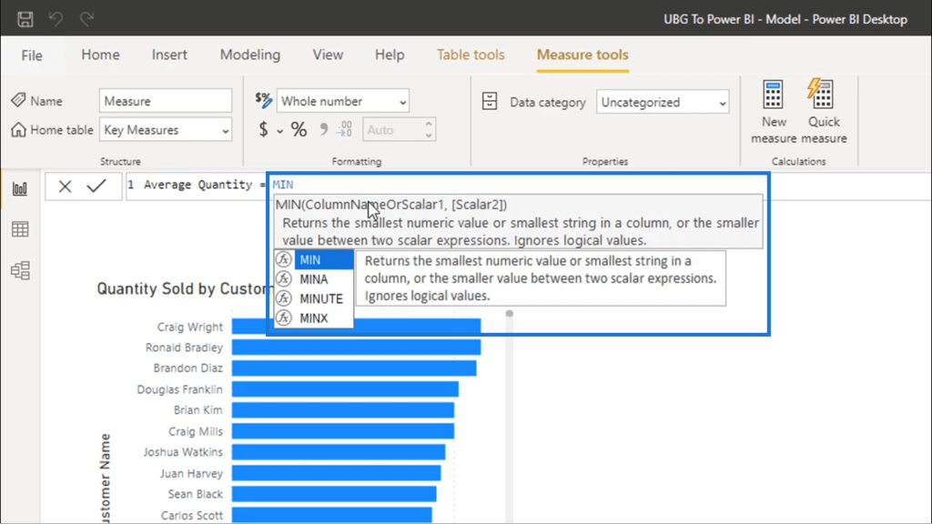 power bi measures