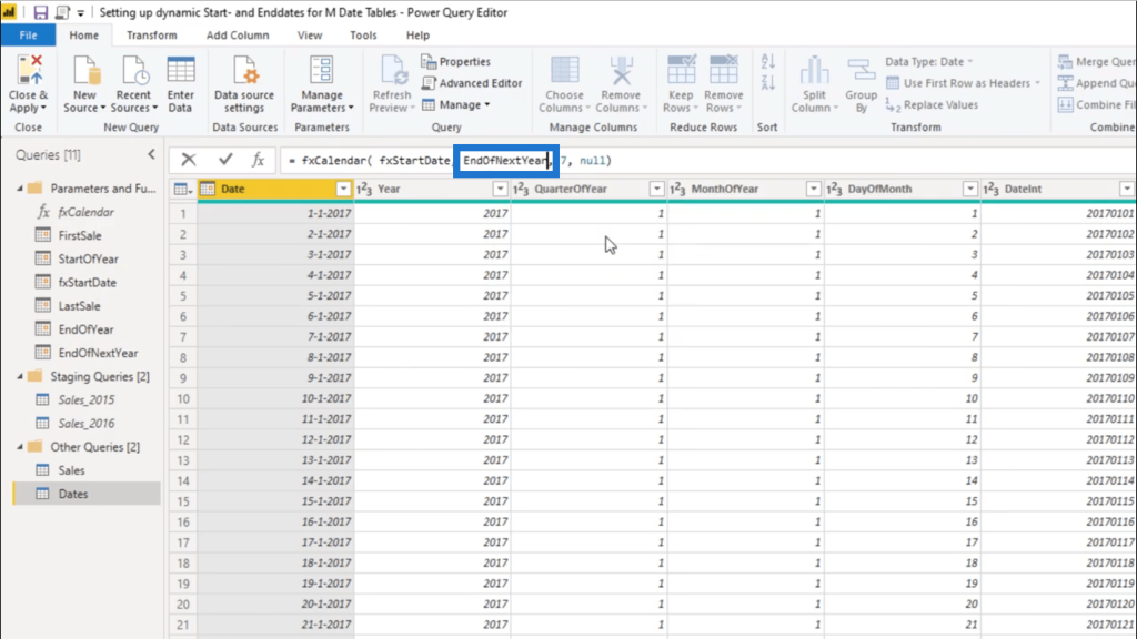 power query date